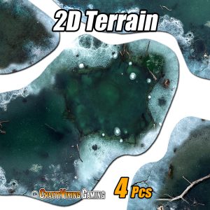 2D Terrain WINTER POND