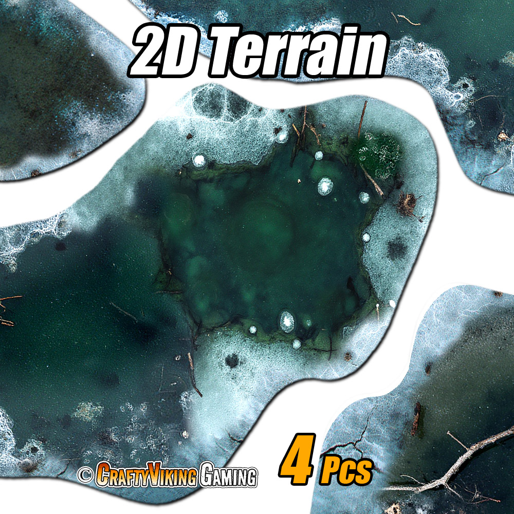 2D Terrain WINTER POND