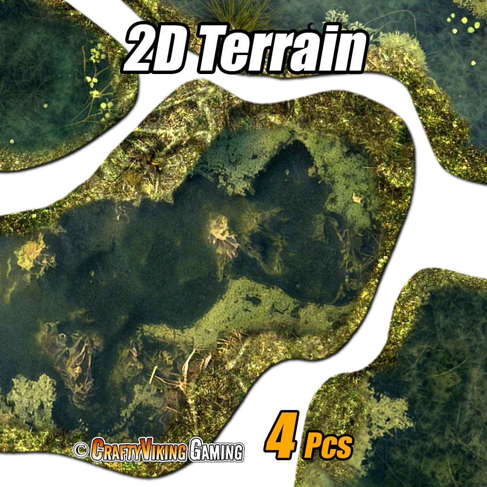 2D Terrain SWAMP BOG