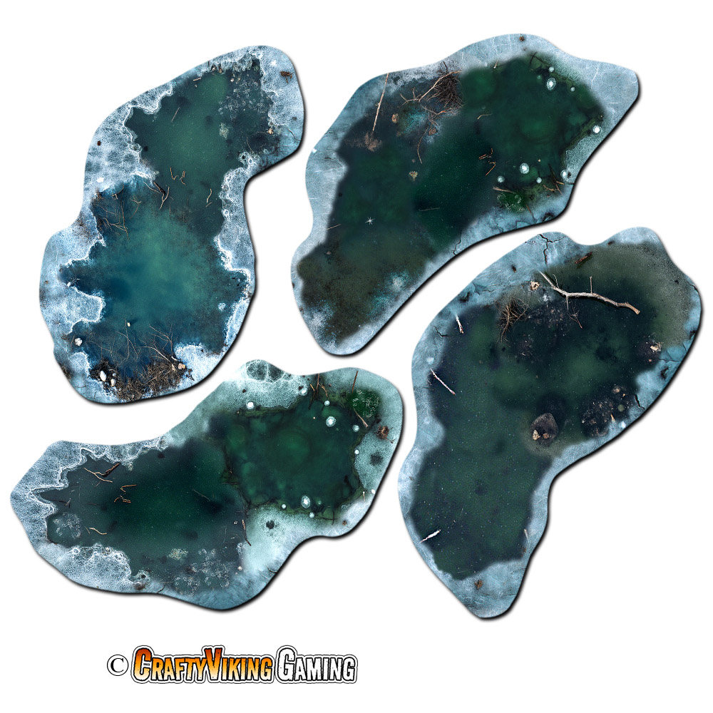 2D Terrain WINTER PONDS - Image 3