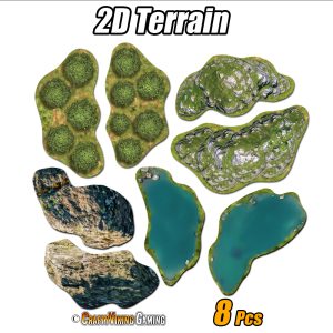 2D Terrain WOODLAND KIT