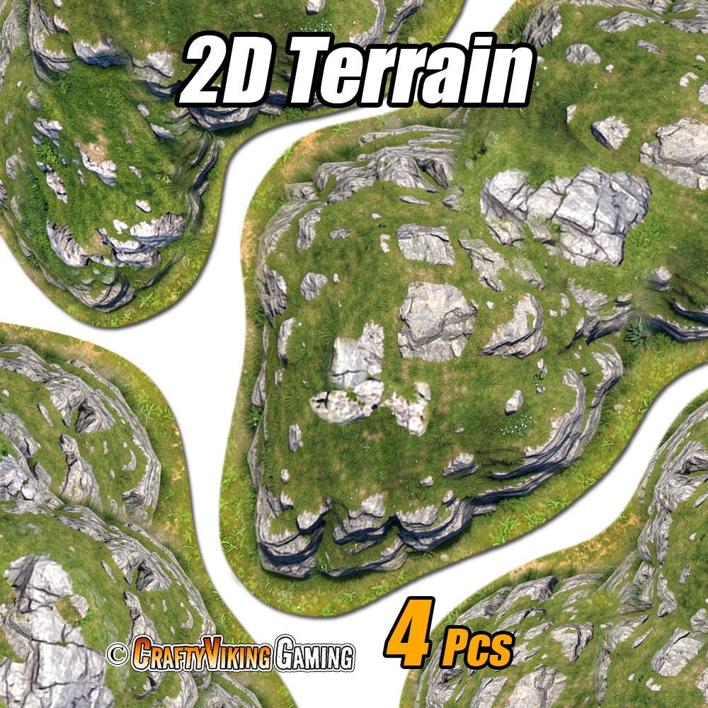 2D Terrain HILLS