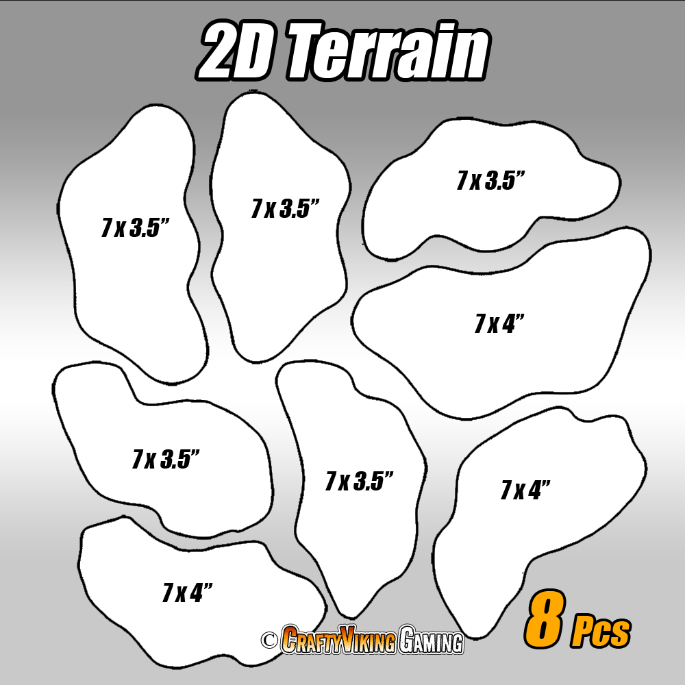 2D Terrain WOODLAND KIT - Image 4