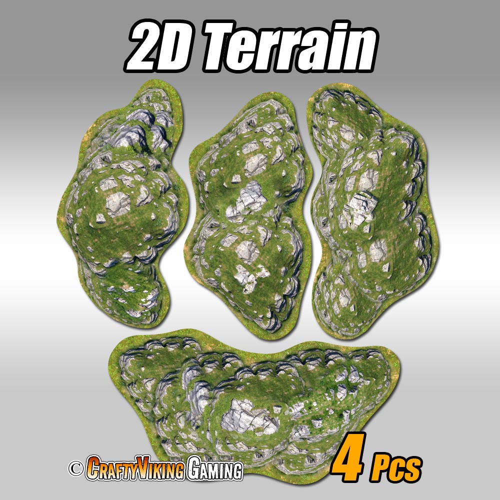 2D Terrain HILLS - Image 3