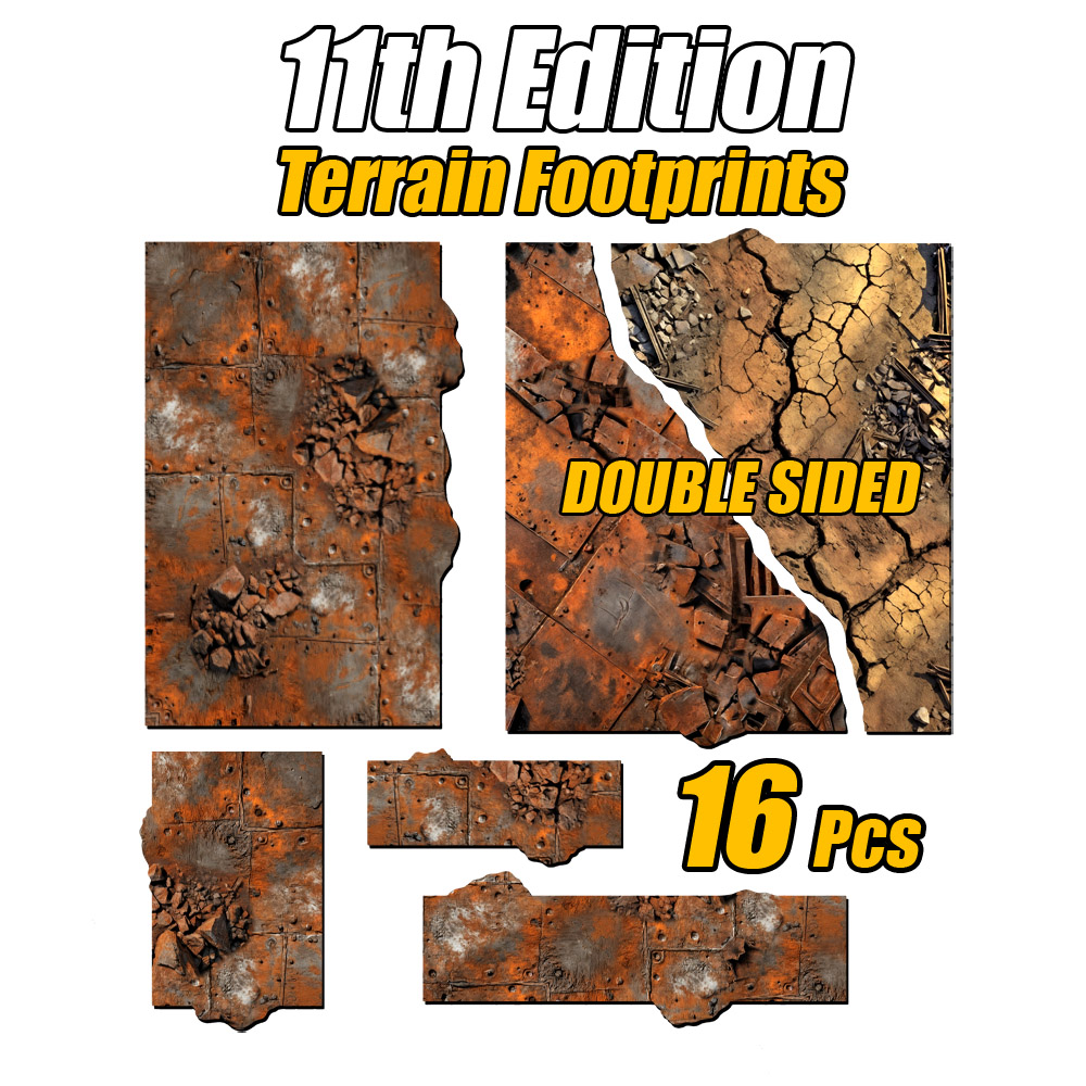 11th Edition Terrain Footprints