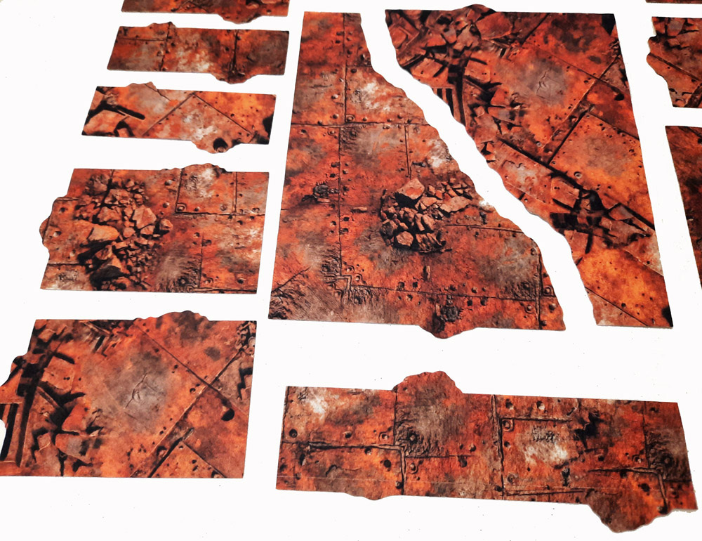 11th Ed Terrain Area Footprints - DOUBLE SIDED - Rust - Image 6
