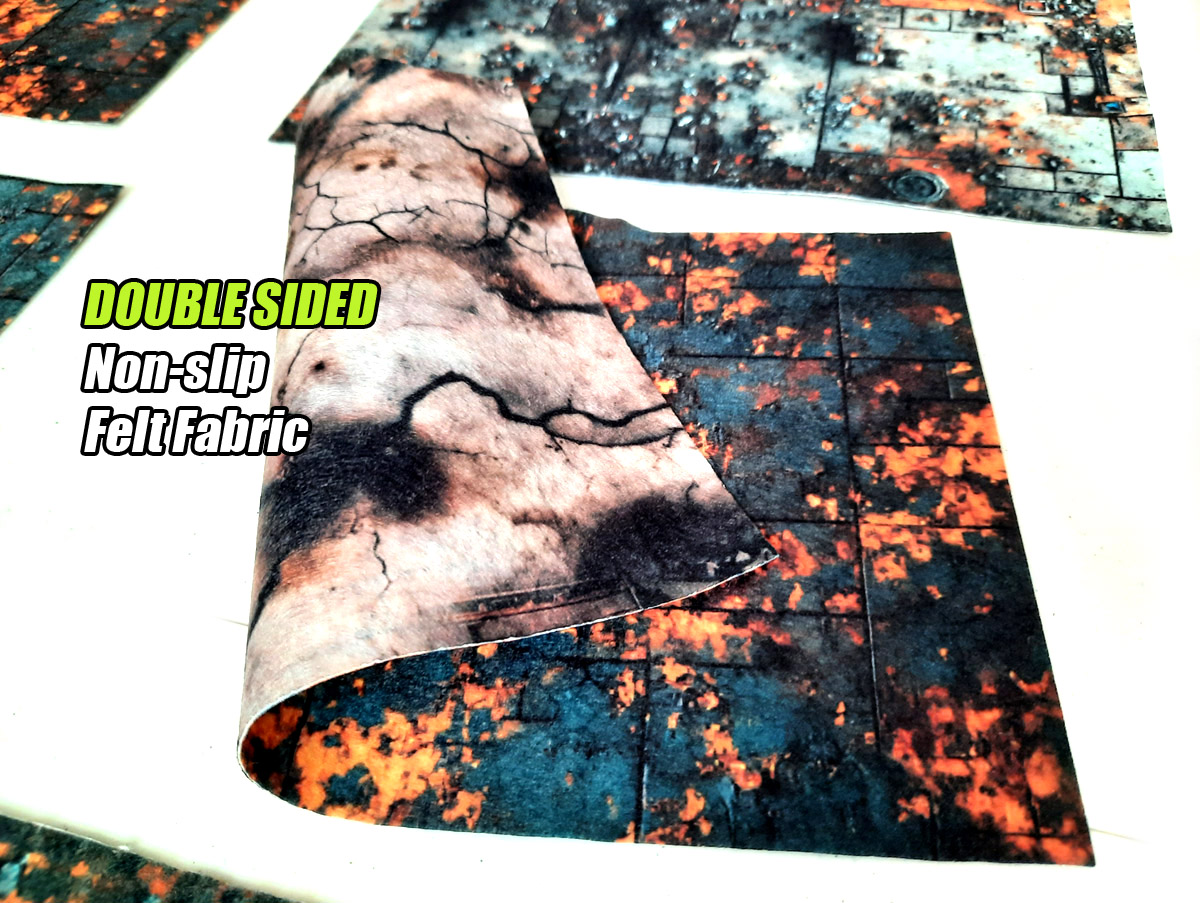 11th Ed Terrain Area Footprints - DOUBLE SIDED - Industrial - Image 3