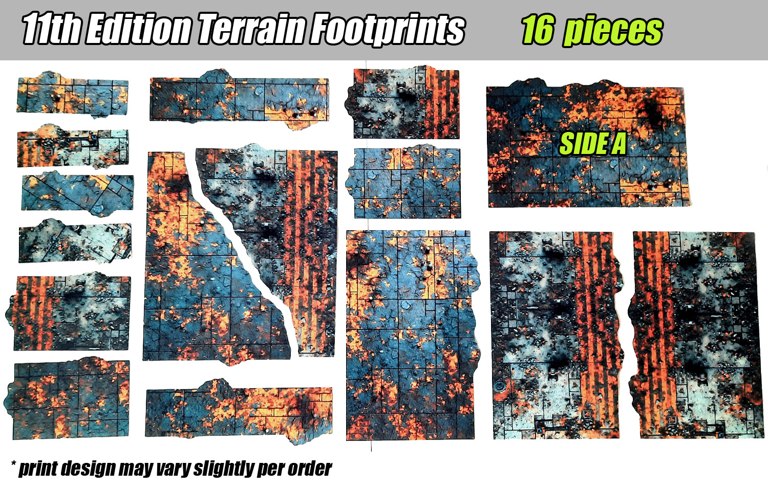 11th Ed Terrain Area Footprints - DOUBLE SIDED - Industrial - Image 4