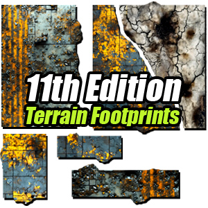 11th Edition Terrain Footprints